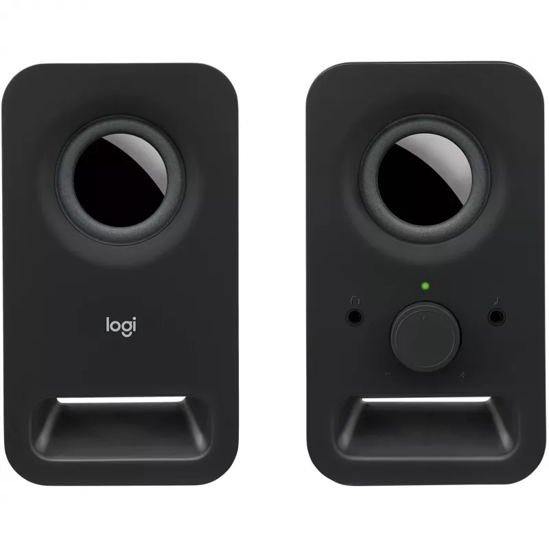 Logitech Z150 multimedijos garsiakalbiai – vidurnakčio juoda