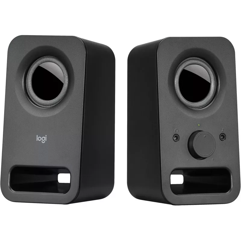 Logitech Z150 multimedijos garsiakalbiai – vidurnakčio juoda