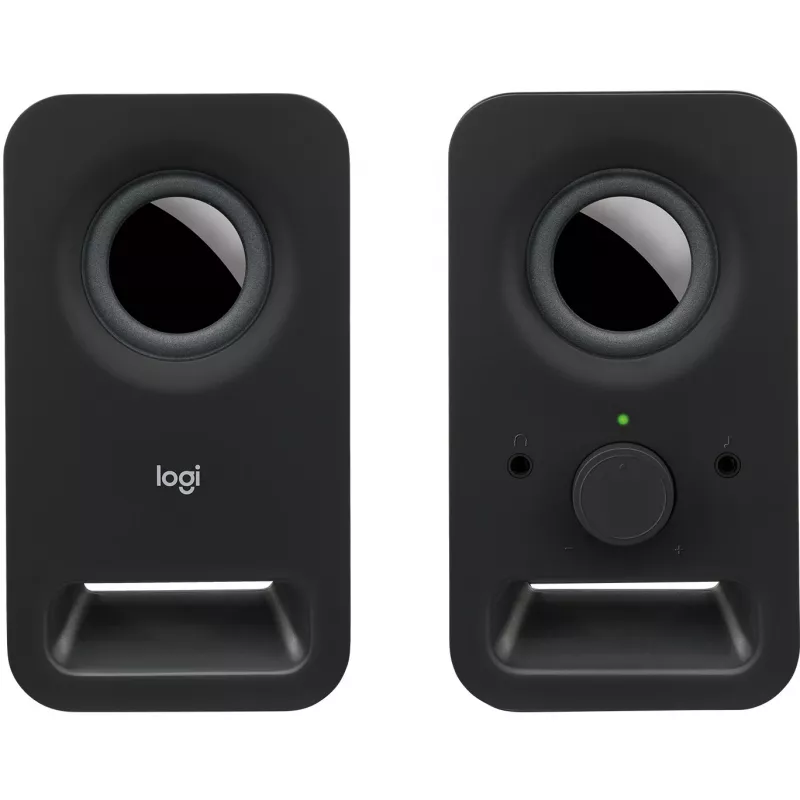Logitech Z150 multimedijos garsiakalbiai – vidurnakčio juoda