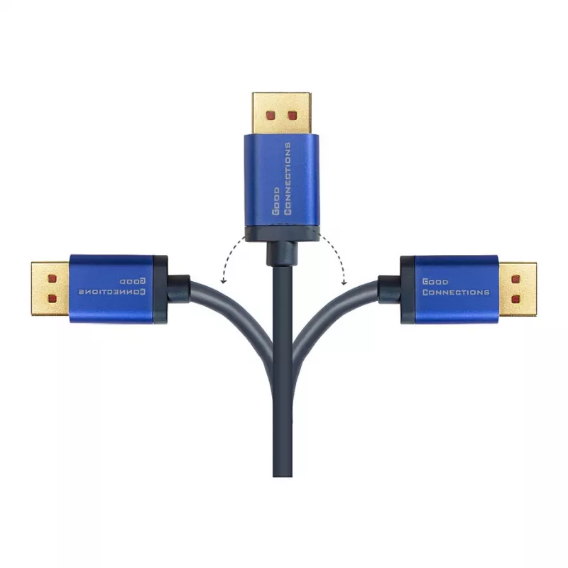 Alcasa 4814-SF020B 2 m DisplayPort kabelis, vyras–vyras, 8K (4814-SF020B)