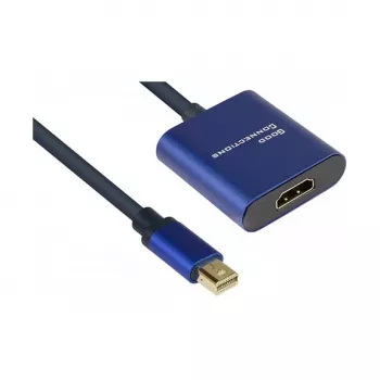 Vaizdo kabelio adapteris Alcasa MDP-HDMI2 0,2 m Mini DisplayPort į HDMI mėlynas juodas