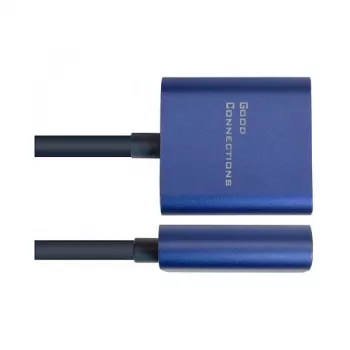 Vaizdo kabelio adapteris Alcasa MDP-HDMI2 0,2 m Mini DisplayPort į HDMI mėlynas juodas