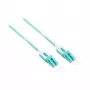 Šviesolaidinis pataikinis laidas LWL Duplex OM3 (50/125) LC/LC, UNIBOOT, LSZH, reversibilus poliškumas, atsegimo liežuvėlis, 2 m, Good Connections® (LW-U802LC3)