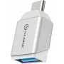 ALOGIC Ultra Series USB-C (vyriškas) į USB-A (moteriškas) adapteris, USB 3.1 Gen 1, sidabrinis (ULCAMN-SLV)