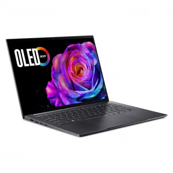 Nešiojamas kompiuteris Acer Swift X 14 OLED SFX14-73G-975F NX.J81EG.004 — 14,5 colio 2880×1800, Intel Core Ultra 9 285H, 2TB SSD, GeForce RTX 5070, HDMI/USB-C, Windows 11 Home