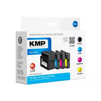 Kasečių rinkinys KMP C2P42AE HP 932XL + 933XL juoda ir spalvota