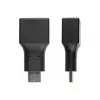 USB C į USB A lyties keitiklis Alcasa USB-AD201 juodas