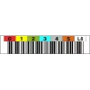 Barcode Label Roll ASTAR LTO8 LTO8100199 diapazonas 000100–000199, skirta LTO kasetėms