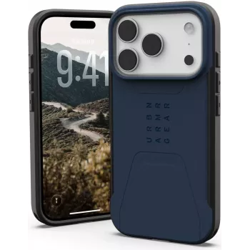 UAG Urban Armor Gear Civilian MagSafe Dėklas Apple iPhone 17 Pro, mallard (mėlyna), 114545115555