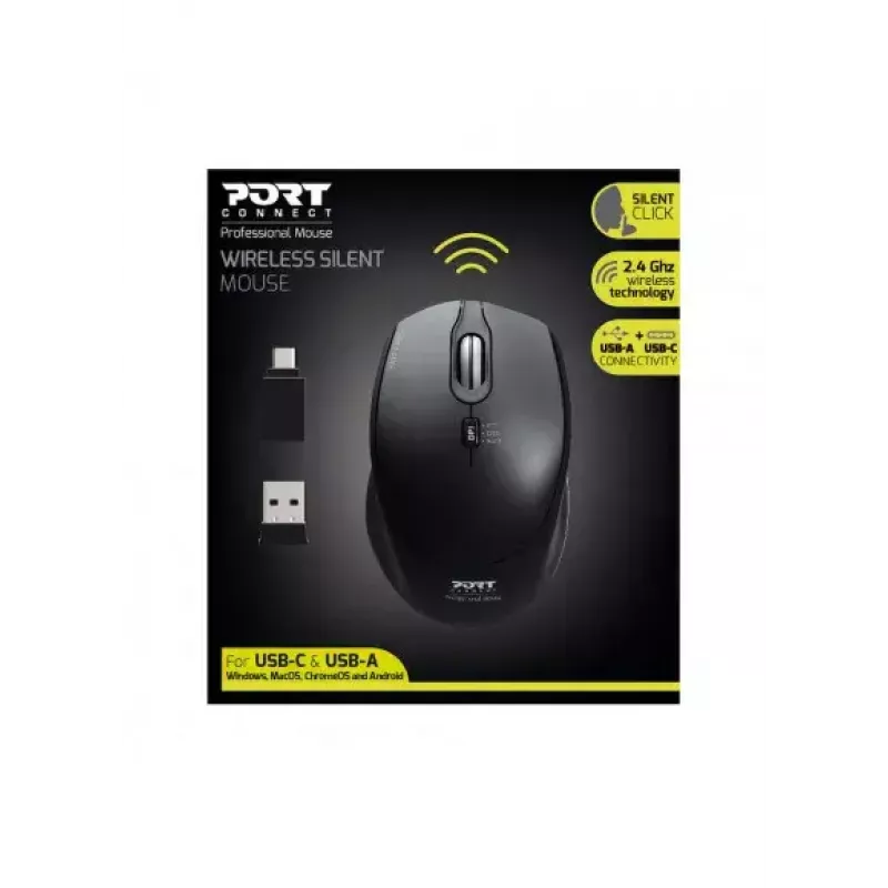 Belaidė pelė Port Designs 900713 RF USB Type-C