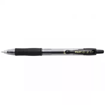 Pilot G2 07 juodas rašiklis (BL-G2-7-B) (BLG27B)