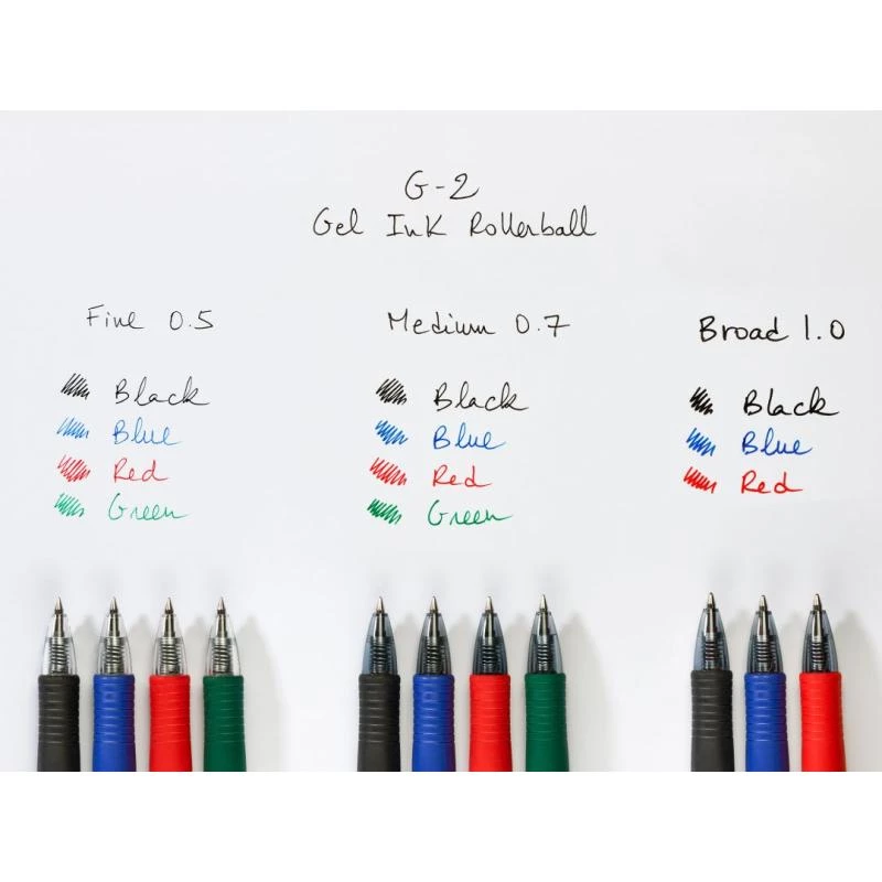 Pilot G2 07 juodas rašiklis (BL-G2-7-B) (BLG27B)