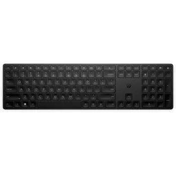 Belaidė pilno dydžio programuojama klaviatūra HP 450 – RF belaidė + USB, juoda