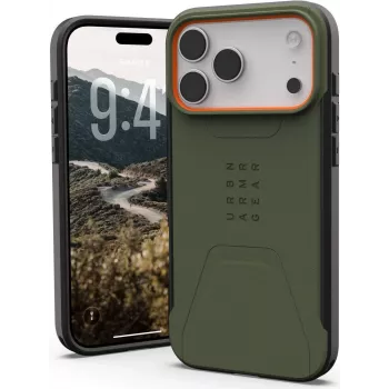 UAG Urban Armor Gear Civilian MagSafe Dėklas | Apple iPhone 17 Pro Max | alyvuogių/pop oranžinė | 114546117297
