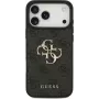 GUESS Hard Cover 4G Big Metal Logo pilkas, skirtas Apple iPhone 17 Pro Max, GUHCP17X4GMGGR