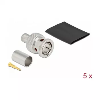 BNC kištukas užspaudimui RG6 DeLOCK 90026
