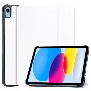 Korpusas planšetei CoreParts TABX-IP10-COVER6 — Atlenkiamas dėklas Apple iPad (2022), 27,7 cm (10,9 colio), 2 stovo režimai, Baltas
