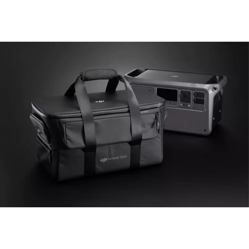 Nešiojimo krepšys DJI Power 1000 nešiojamai elektrinei stočiai, juodas, 240×452×232 mm