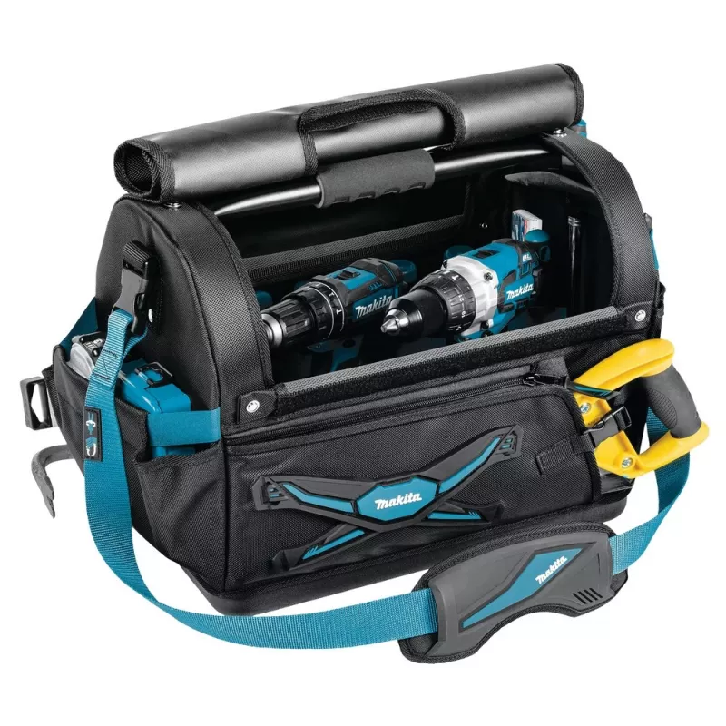 Makita įrankių dėklas E-05446 Juoda, Mėlyna Plastikas, Poliesteris, Plienas