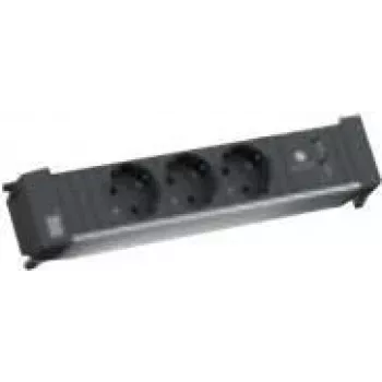 BACHMANN POWER FRAME Medium 3x Įžemintas Kištukas 1xUSB Įkroviklis