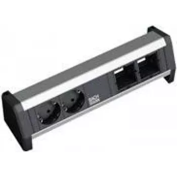 Maitinimo juosta Bachmann DESK 1 su 2 pasirinktinais moduliais, 230V