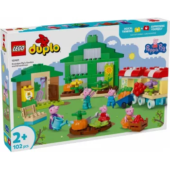 DUPLO Peppa Pig 10461 Senelio Kiaulės sodas ir šiltnamis statybiniai blokeliai