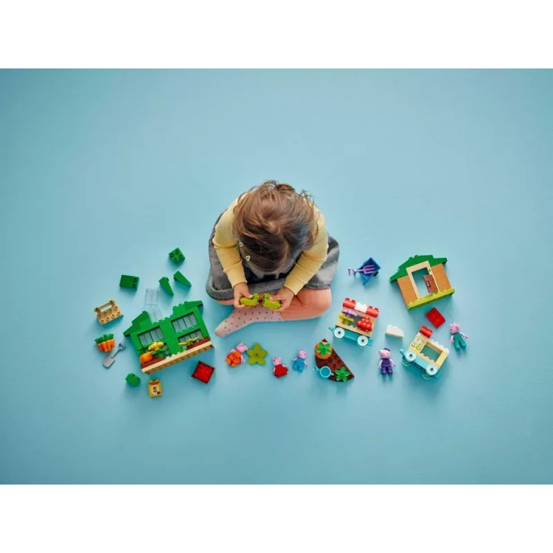DUPLO Peppa Pig 10461 Senelio Kiaulės sodas ir šiltnamis statybiniai blokeliai