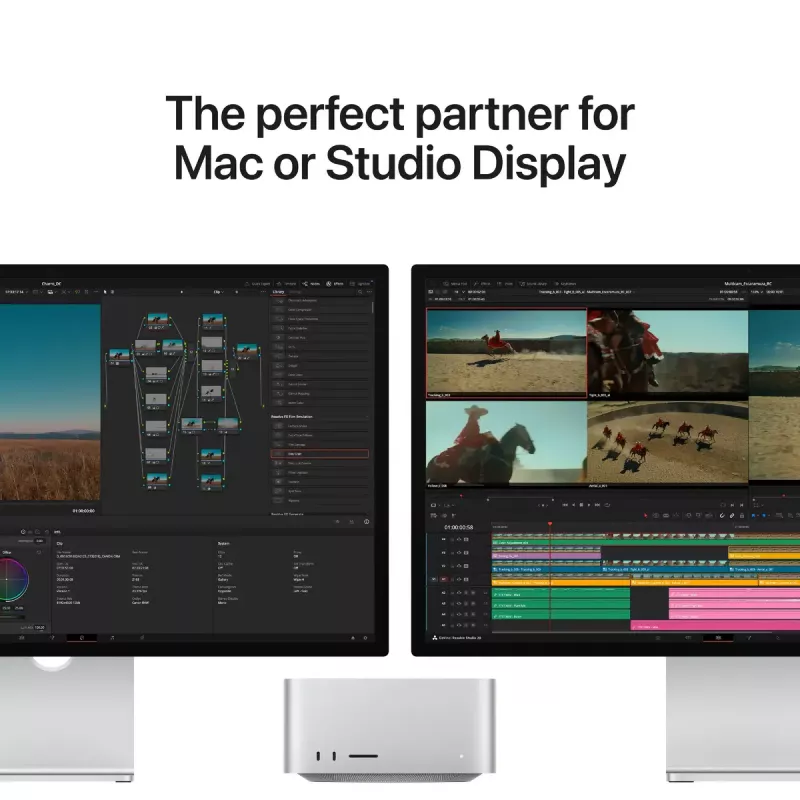 Monitorius Apple Studio Display XDR 27 colių 5K Ultra HD LED, standartinis stiklas, reguliuojamo aukščio ir pasvirimo stovas, sidabrinis