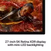 Monitorius Apple Studio Display XDR 27 colių 5K Ultra HD LED, standartinis stiklas, reguliuojamo aukščio ir pasvirimo stovas, sidabrinis