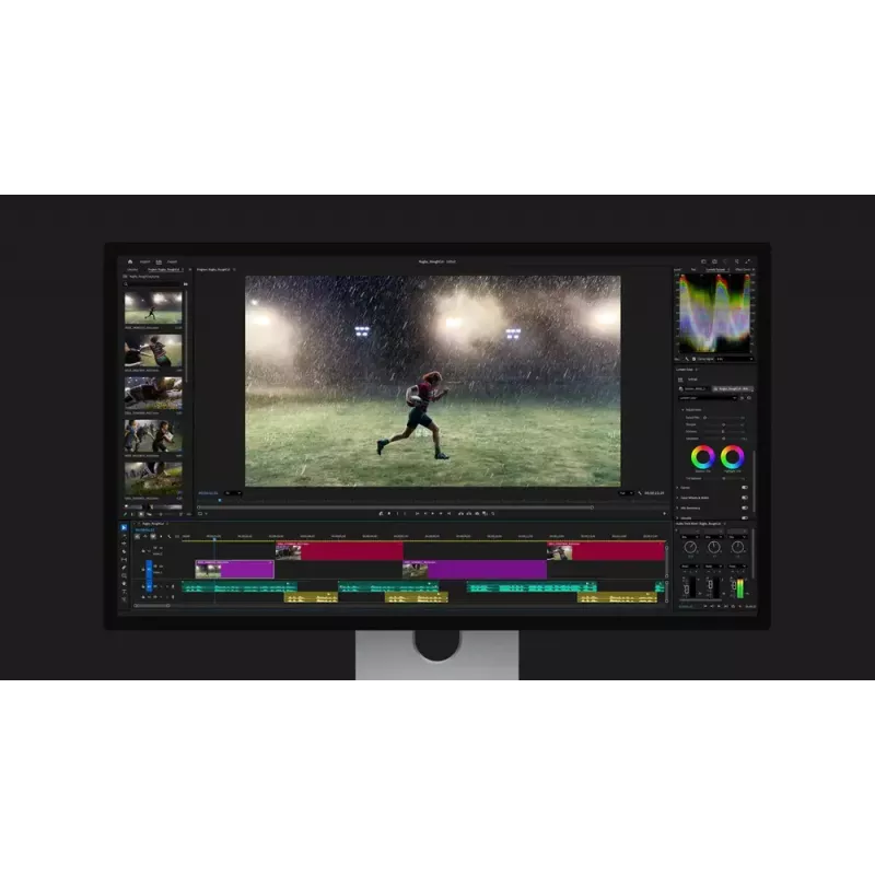 Monitorius Apple Studio Display XDR 27 colių 5K Ultra HD LED, standartinis stiklas, reguliuojamo aukščio ir pasvirimo stovas, sidabrinis