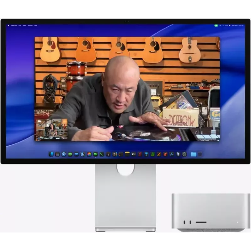 Monitorius Apple Studio Display XDR 27 colių 5K Ultra HD LED, standartinis stiklas, reguliuojamo aukščio ir pasvirimo stovas, sidabrinis