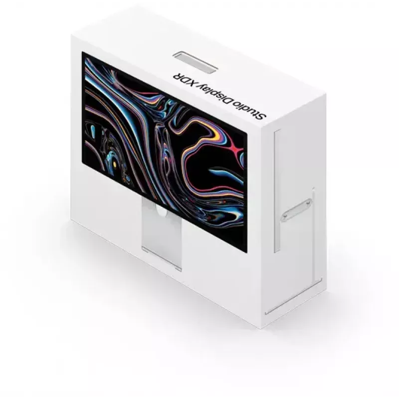 Monitorius Apple Studio Display XDR 27 colių 5K Ultra HD LED, standartinis stiklas, reguliuojamo aukščio ir pasvirimo stovas, sidabrinis