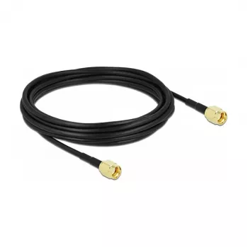 Anteninis kabelis DeLOCK RP-SMA kištukas – RP-SMA kištukas LMR/CFD100 5 m