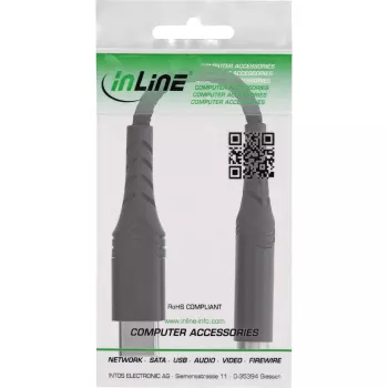 Garso keitiklis InLine 33054E USB-C į 3,5 mm su integruotu DAC, 15 cm laidas