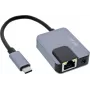 Tinklo adapteris InLine 33382I — Gigabit Ethernet, USB-C 3-in-1 (Ethernet, Audio, PD)