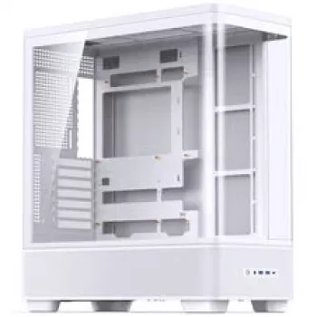 Jonsbo TK-5 korpusas, Midi-Tower, ATX, grūdintas stiklas - Baltas