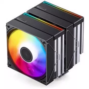 CPU aušintuvas Jonsbo CB80 dviejų bokštų su 2 x 120mm PWM RGB ventiliatoriais – juodas