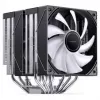 CPU aušintuvas Jonsbo CB80 dviejų bokštų su 2 x 120mm PWM RGB ventiliatoriais – juodas