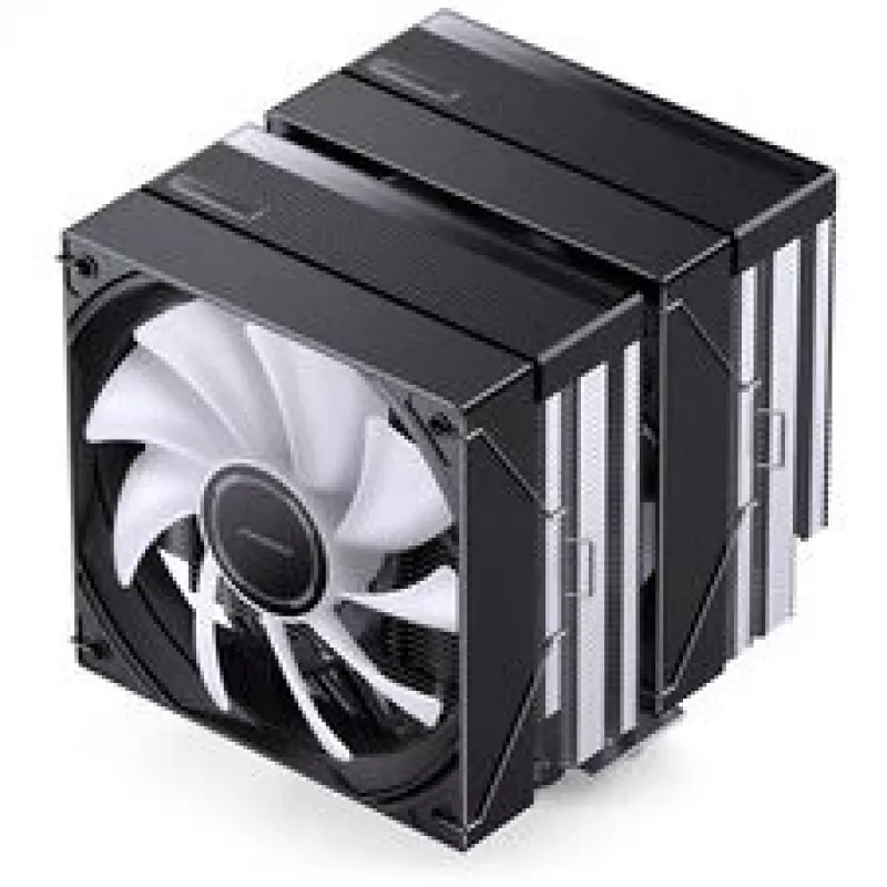 CPU aušintuvas Jonsbo CB80 dviejų bokštų su 2 x 120mm PWM RGB ventiliatoriais – juodas