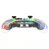 Žaidimų pultas Deltaco Gaming GAM-198-T permatomas Bluetooth/USB USB-C, skirtas Nintendo Switch, Switch 2, Switch OLED, Android, PC