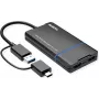 VALUE USB Type-A / Type-C adapteris į dvigubą HDMI – 4K30 + 1080p
