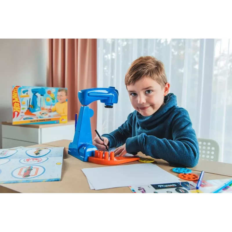 Hot Wheels projektorius piešimo mokyklinis rinkinys