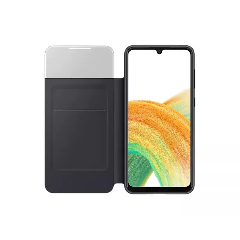 Dėklas piniginė Samsung EF-EA336PBEGEW, skirtas Galaxy A33 5G, suderinamas su 6,4 colio ekranais, juodas, 1 kortelės kišenė
