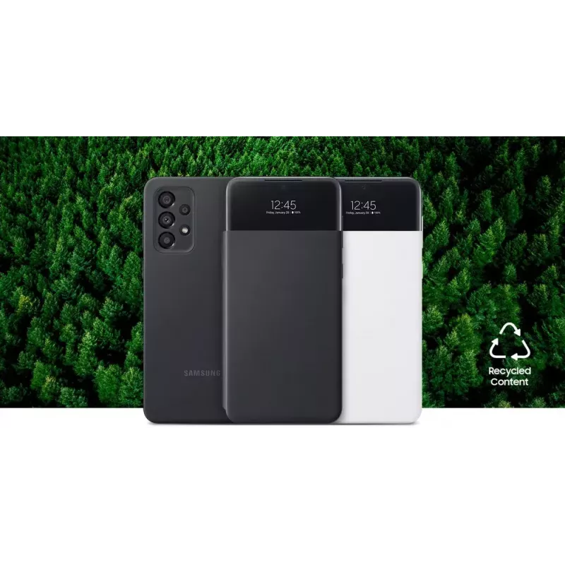 Dėklas piniginė Samsung EF-EA336PBEGEW, skirtas Galaxy A33 5G, suderinamas su 6,4 colio ekranais, juodas, 1 kortelės kišenė