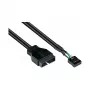 Good Connections 5021-PST4 USB 2.0 laidas - 0,6 m - 480 Mbit/s - Juoda