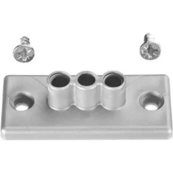 Bachmann Easy-Desk 2B - kabelių tvarkymo montavimo rinkinys - sidabrinis