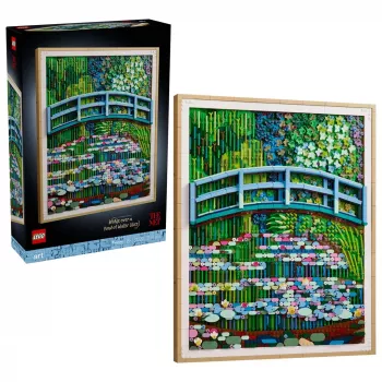 LEGO Art 31220 Claude Monet – Tiltas virš tvenkinio su vandens lelijomis