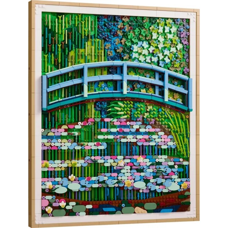 LEGO Art 31220 Claude Monet – Tiltas virš tvenkinio su vandens lelijomis
