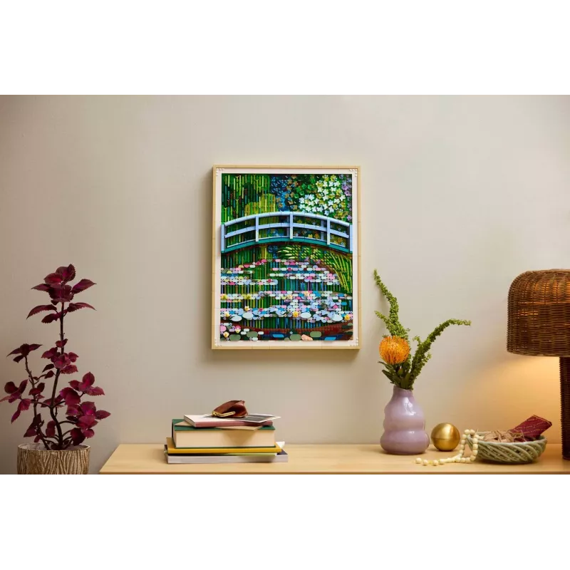 LEGO Art 31220 Claude Monet – Tiltas virš tvenkinio su vandens lelijomis