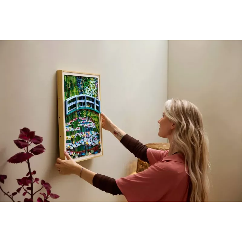 LEGO Art 31220 Claude Monet – Tiltas virš tvenkinio su vandens lelijomis